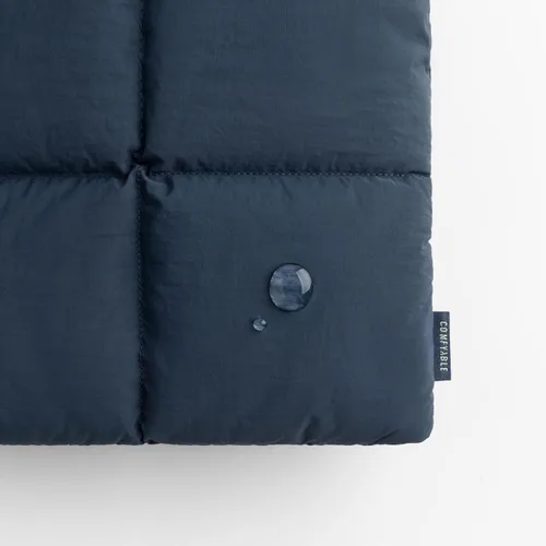 Vista 4 de Comfyable Puffy Laptop Sleeve 13 Inch 14 Inch, Quilted Puffer Laptop Carrying Case, Pillow Case Compatible with MacBook Air M4 2025 M3 M2 M1 Azul
