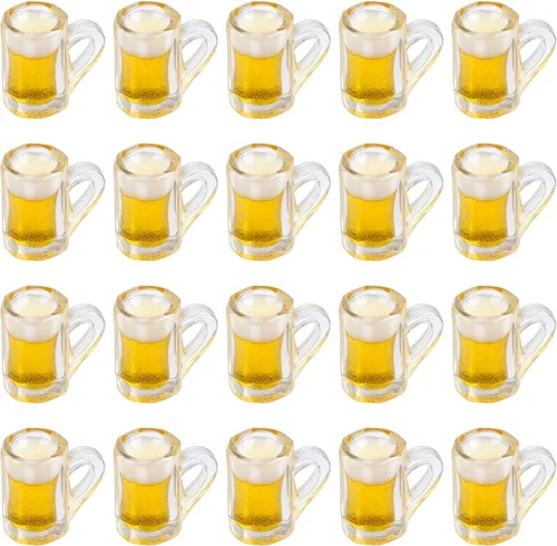 Vista 9 de AUEAR, Preciosa taza de cerveza de plástico taza modelo tazas tazas (10 piezas)