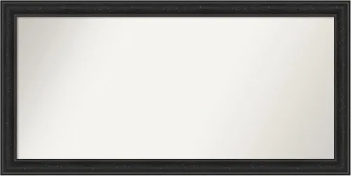 Vista 201 de Amanti Art Espejo personalizado, gran espejo de baño estrecho, espejo de pared o espejo de tocador de baño sobre el fregadero (24 x 24 pulgadas)