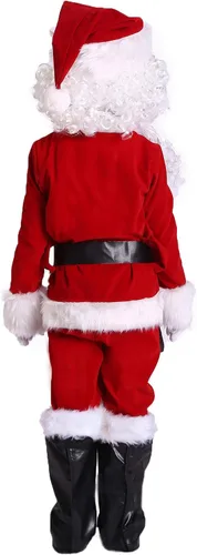 Vista 5 de Disfraz completo de Papá Noel para niños, 10