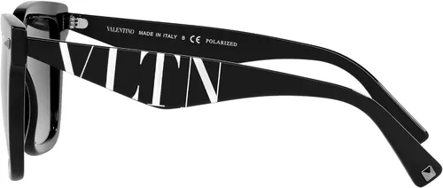 Vista 3 de Valentino Gafas de sol redondas de moda para mujer negrogris oscuro talla única NegroGris oscuro talla única