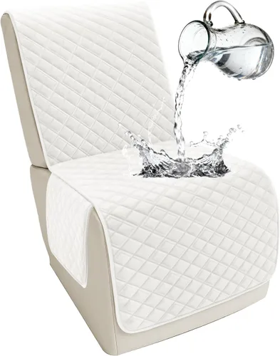 Vista 64 de Arfntevss Fundas para sofá seccional reclinable para sofá seccional en forma de L, funda antideslizante lavable para sofá reclinable con forma de L