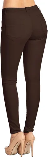 Vista 4 de 2LUV - Pantalones de uniforme elástico de 5 bolsillos para mujer