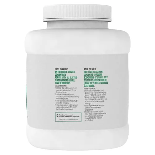 Vista 3 de 990241 Low Suds Glass Cleaner, Restaurant Barware & Glassware Cleaner for Auto Brush, Powder, 4-Pound