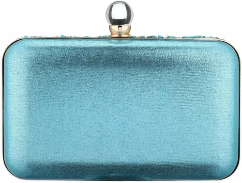 Vista 5 de Bolso de mano de noche de piedra multicolor brillante bolso de mano brillante con purpurina para boda, fiesta, baile de graduación