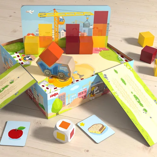 Vista 2 de HABA My Very First Games - Juego de construcción de construcción para niños de 2 años en adelante