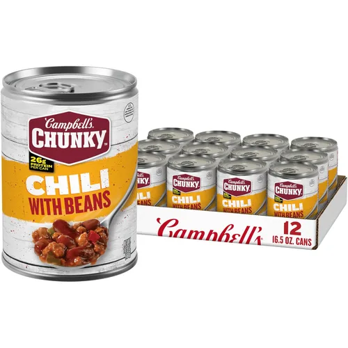 Vista 26 de Campbell's Chunky Chili con Frijoles, 15.25 oz. Tazón para Microondas