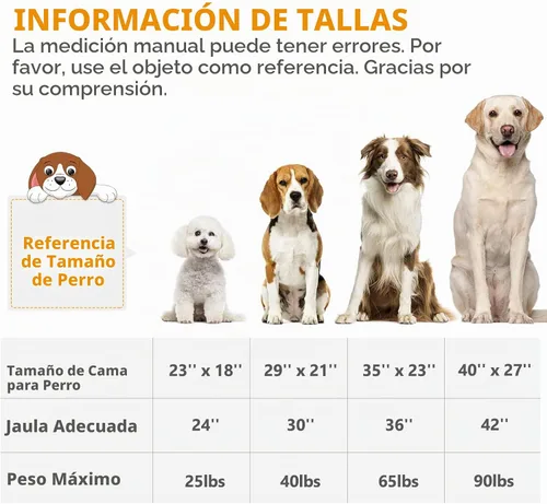 Vista 6 de Cama para Perro Almohadilla de Perrera Lavable Antideslizante Alfombrilla de Jaula para Perros Pequeños y Gatos (24 pulgadas)