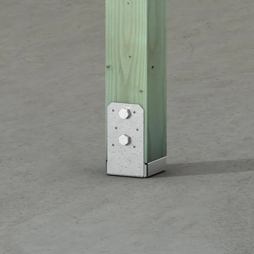 Vista 10 de Simpson Strong-Tie ABU44Z ABU ZMAX Base de poste ajustable galvanizada para 4x4