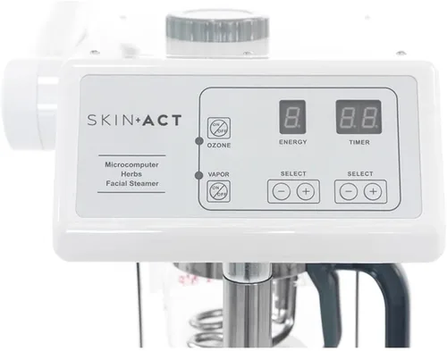 Vista 3 de SKINACT Vaporizador facial Katana digital con terapia de aroma