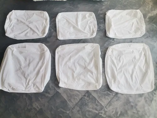 Vista 5 de FoamRush Sofá de 3 plazas con diseño de lunares blancos marroquíes de 8 x 24 x 72 pulgadas, sofá de piso, sofá moderno minimalista, sofá modular