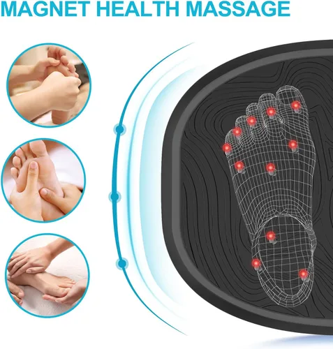 Vista 4 de AXV Vibration Plate Exercise Machine Whole Body Workout Music Vibrate Fitness Platform Lymphatic Drainage Machine for Weight Loss Shaping Toning