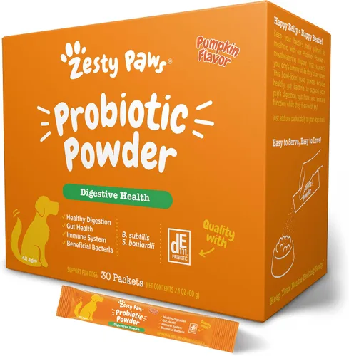 Vista 9 de Zesty Paws Probióticos para Gatos - Complemento en Polvo para la Comida para la Digestión y el Soporte del Sistema Inmunológico del Bioma Felino