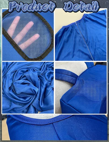 Vista 6 de Disfraz de astronauta para niños, traje espacial rojo y azul, overol de Halloween, mochila de cosplay, disfraces para niños de 3 a 10 años
