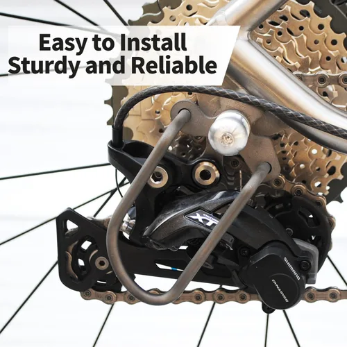 Vista 5 de TiTO Titanio Bicicleta Desviador Trasero Protector Rack Protector para Mountain Road Ciclismo Bicicleta Aplicar a Sram y Shimano
