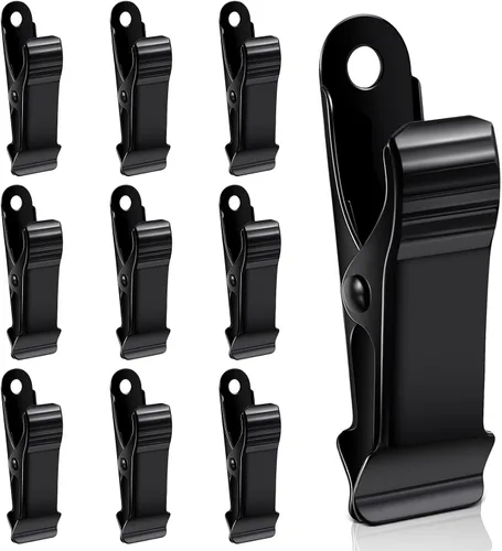 Vista 12 de 6 piezas de abrazaderas mini de metal, abrazadera de resorte mini, clips de cocodrilo de aligátor de 1/2 pulgada de ancho para trabajo, mordaza