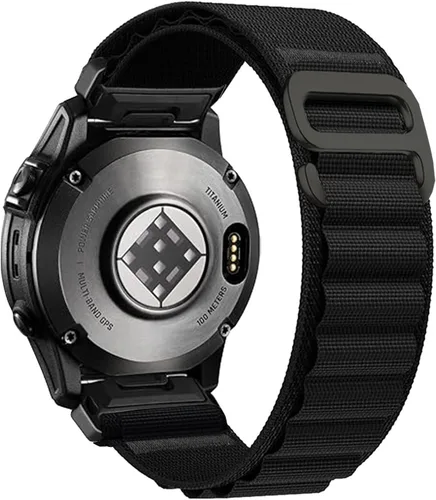Vista 8 de Correa de reloj de nylon de ajuste rápido de 22 mm para Garmin Fenix 8/E/7/7 Pro/6/6 Pro/5/5 Plus(47mm), Epix Pro Gen 2 47mm, Forerunner
