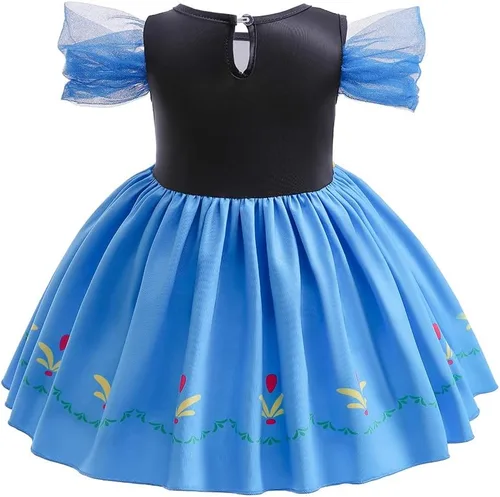 Vista 7 de REXREII Disfraces de princesa para Halloween, carnaval, Navidad, cumpleaños, concurso, fiesta, verano, vestido de tul