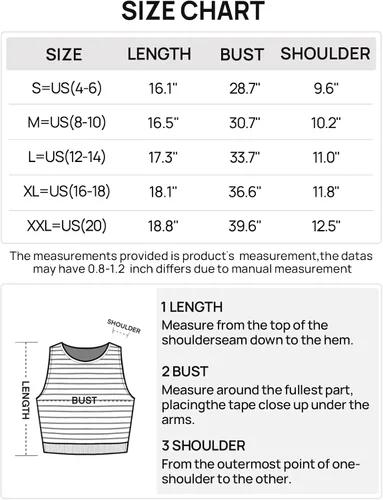 Vista 8 de MEROKEETY Camiseta sin mangas de punto acanalado de verano para mujer Y2K a rayas sin mangas