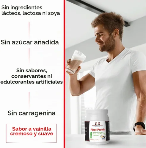 Vista 7 de Proteína vegetal vegana (vainilla), DCA Nutrition