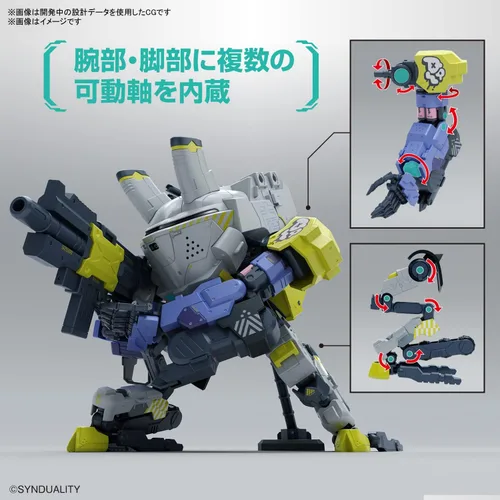 Vista 9 de Bandai Hobby - Synduality - Daisyogre HG 1/144 Modelo Kit
