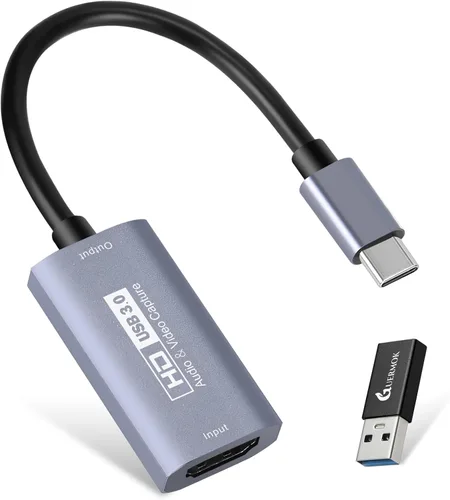 Vista 11 de Guermok Tarjeta de captura USB 4K144 HDMI2.1, captura de video 4K de Negro