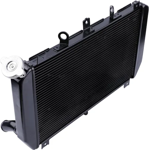 Vista 4 de TCT-MOTORPARTS Enfriador de radiador de aluminio apto para Kawasaki Z900 2017-2023 2022 2021 2020 negro
