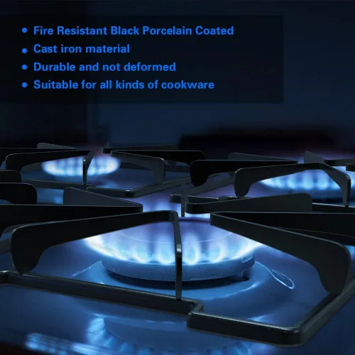 Vista 3 de 8053458 Rejilla Quemador Estufa de Gas Rejilla de Repuesto Whirlpool WPW10268483 8053580 AP6018155 PS11751457 Paquete de 4
