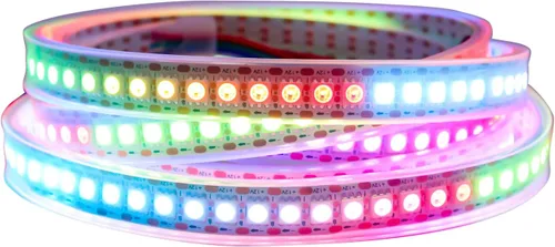 Vista 7 de WS2815 Tira de LED RGB direccionable individualmente (actualizado WS2812B) 3.2ft 144Pixels Smart Flexible Dream Luz LED de doble señal a todo
