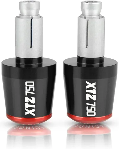 Vista 6 de Extremos de manillar de motocicleta para XTZ 750 XTZ750 Super TENERE 1989-1996 22MM manillar Grips Cap Anti vibración Silder Plugs (Color : 1)