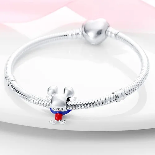Vista 3 de LIGHTDOG Cuentas de abalorios para mujer, pulsera de abalorios Pandora, plata de ley 925, cuentas de joyería para niñas, regalos de pulsera