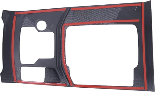 Vista 7 de Kadore Cubierta de panel de caja de cambios interior estilo fibra de carbono para Mazda CX-5 CX5 2017-2021 2022 2023 transmisión automática