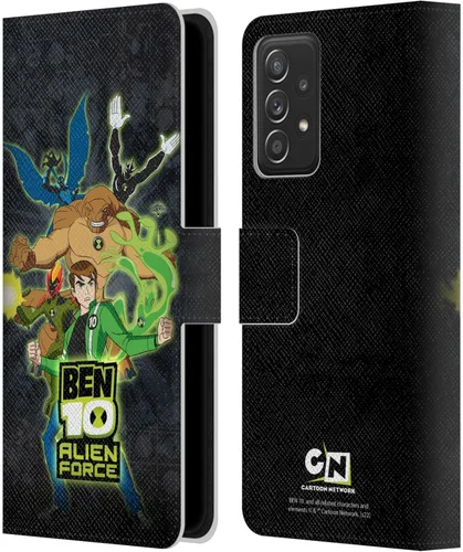 Vista 8 de Head Case Designs Officially Licensed Ben 10: Alien Force Ben's Jacket Graphics Leather Wallet Case Compatible with Samsung Galaxy A53 5G (2022)