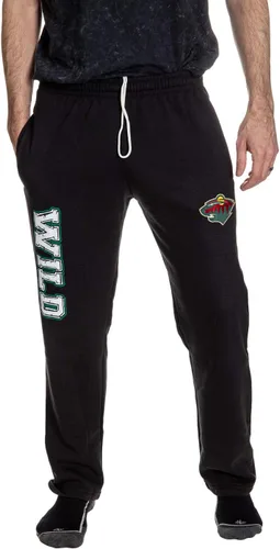 Vista 32 de NHL Pantalones deportivos de forro polar premium oficiales del equipo para hombre