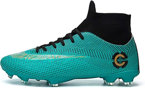Vista 3 de Botas de fútbol para hombre, zapatos de fútbol profesionales, zapatos de competiciónentrenamiento para niños