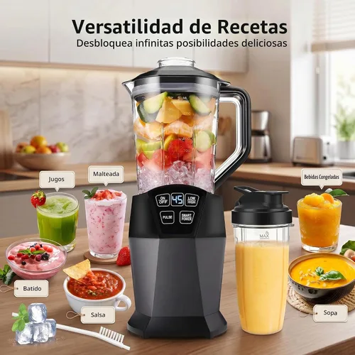 Vista 6 de Liebe&Lecker 1200W Smoothie Blender, 50oz Juicer Machines