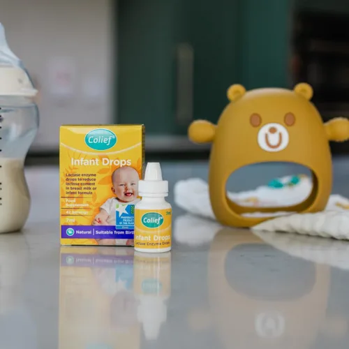 Vista 6 de Colief Ayuda digestiva infantil Gotas de gas para bebés Alivio natural y seguro de gases infantiles Reduce los cólicos del bebé, hinchazón