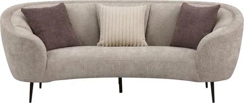 Vista 5 de Coaster Home Furnishings Ellorie - Juego de sofá curvado tapizado de 2 piezas, color beige