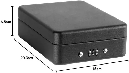 Vista 10 de Arregui C9427 Caja de seguridad con cable para fijación, color negro