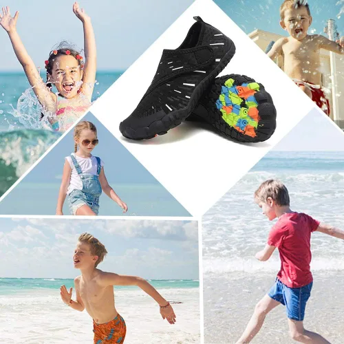 Vista 7 de CIOR Zapatos acuáticos para niños y niñas, tenis deportivos acuáticos, ligeros, deportivos de secado rápido (bebéniño pequeñoniño grande)