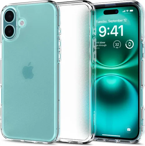 Vista 94 de Spigen Funda para iPhone 12 Mini, ultra híbrida, sin anillo magnético, antiamarilleo, transparente