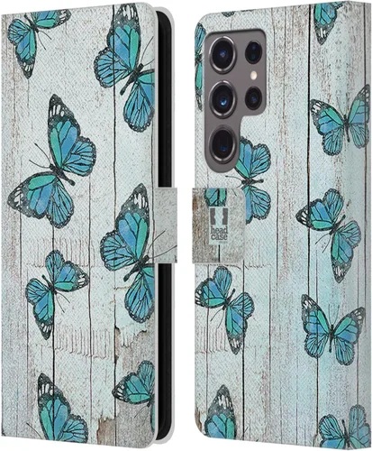 Vista 9 de Head Case Designs Beautiful Life Country Charm Leather Wallet Case Compatible with Samsung Galaxy S24 Ultra 5G