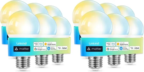 Vista 15 de Linkind Matter - Bombillas inteligentes, funcionan con Apple Home, Alexa, Google Home