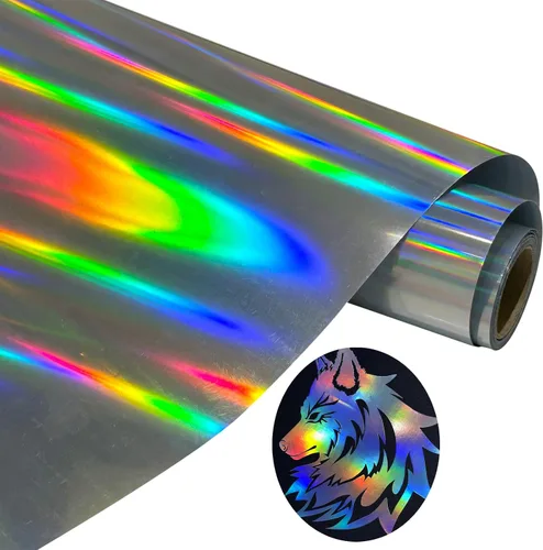 Vista 30 de Rollos de vinilo de transferencia de calor con purpurina negra, vinilo HTV de hierro negro de 12 pulgadas x 5 pies, vinilo para planchar para Negro