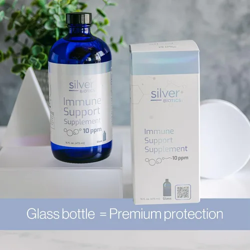 Vista 8 de Silver Biotics Multivalent SilverSol Technology Ag4O4 - Apoyo inmunológico de 10 PPM Bio-Hacking Inmune Building Natural Support