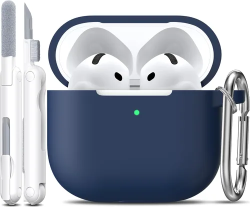 Vista 38 de R-fun for AirPods 2nd/1st Case Silicone Cover, Banana Violet Violeta plátano