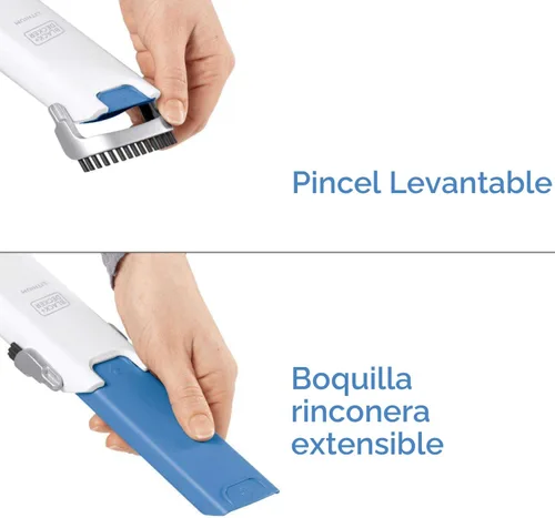 Vista 5 de Aspiradora manual inalámbrica de litio Black+Decker HHVI320JR02 Magic Blue