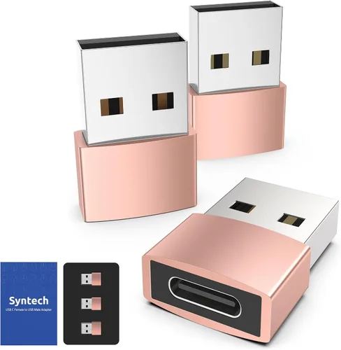 Vista 11 de Syntech - Adaptador USB C hembra a USB macho, paquete de 3 unidades, convertidor de tipo C a USB A, compatible con iPhone 17/16/15/14/13 Pro Max
