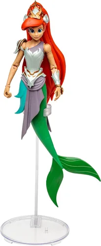 Vista 2 de McFarlane Toys - Disney Mirrorverse Mulan 5 pulgadas Belle (fracturado) 5 pulgadas y Ariel 7 pulgadas figura de acción paquete de 3, etiqueta