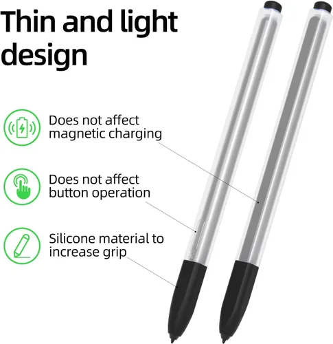 Vista 4 de Compatible con Samsung Galaxy Tab S6 Lite S Pen, funda antideslizante de silicona translúcida para Galaxy Tab S6 Lite S Pen (negro)